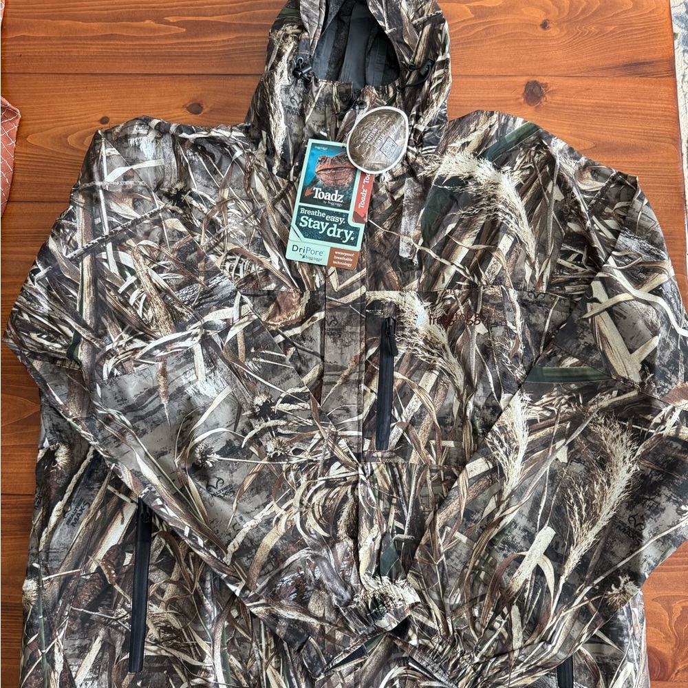 NWT TOADZ Frogg Toggs Toad Rage Camo Jacket